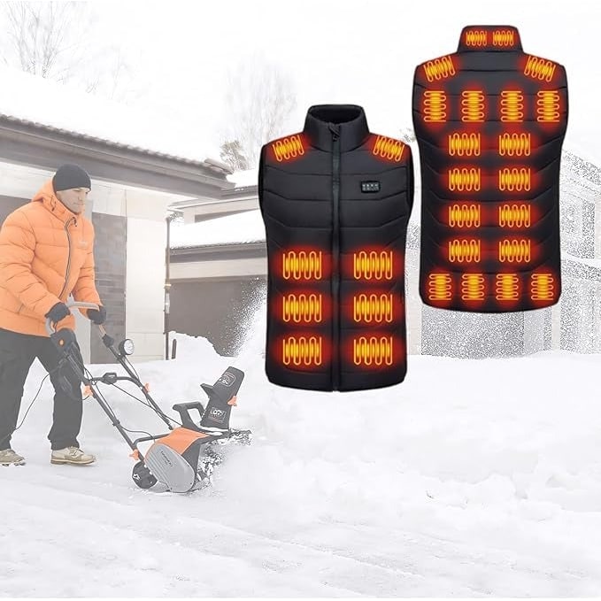 Hendrano™ Quilted USB Heated Vest with Multiple Heating Zones