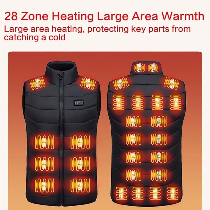 Hendrano™ Quilted USB Heated Vest with Multiple Heating Zones