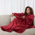 Hendrano™ Heated Wearable Blanket with Sleeves and Chest Panel