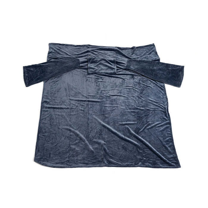 Hendrano™ Heated Wearable Blanket with Sleeves and Chest Panel