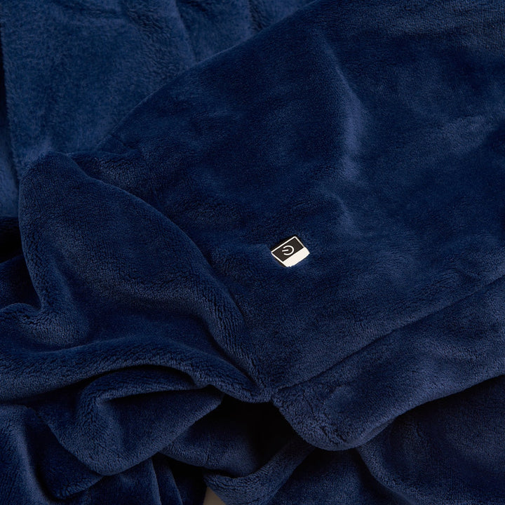 Heated Wearable Blanket with Sleeves and Chest Panel