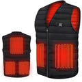 Hendrano™ Unisex Heated Vest with Chest and Back Heating Panels