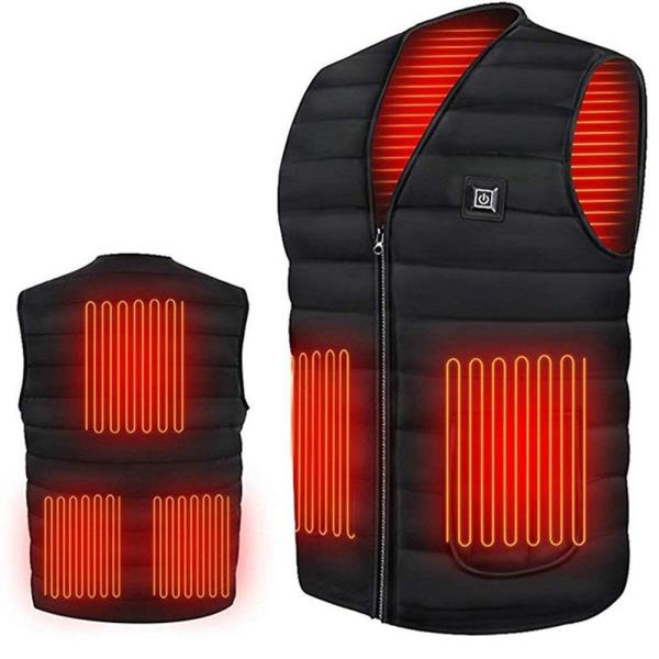 Hendrano™ Unisex Heated Vest with Chest and Back Heating Panels