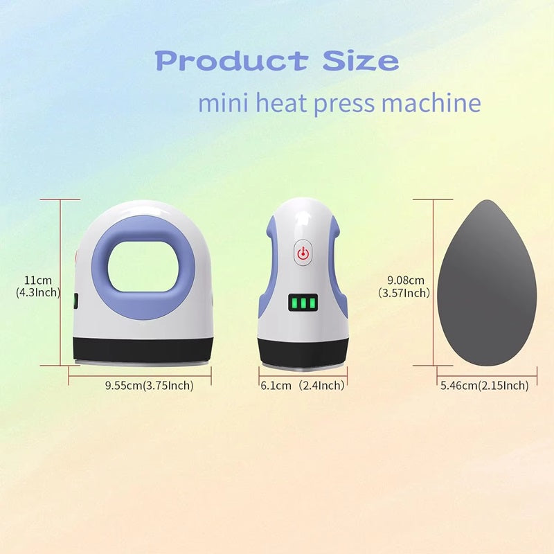 Hendrano™ Mini Heat Press for T-Shirts, Bags and Craft Projects