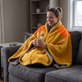 Hendrano™ Sherpa & Faux Fur USB Heated Throw with 3 Heat Levels