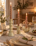 Hendrano™ Ceramic Taper Candle Holders in Modern Nordic Shapes