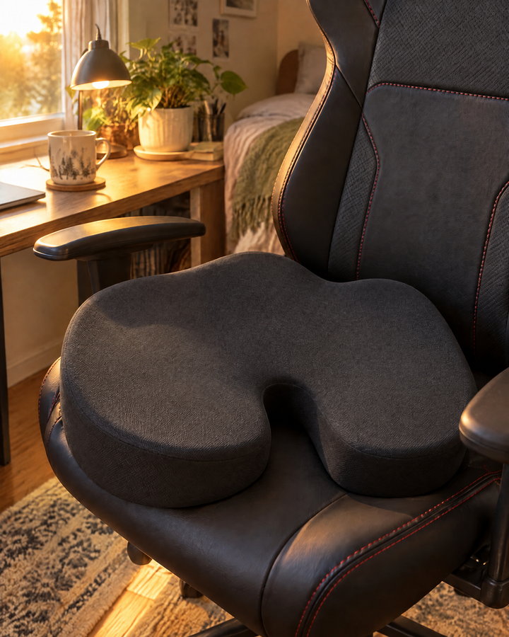 U-Shaped Memory Foam Seat Cushion for Office and Car