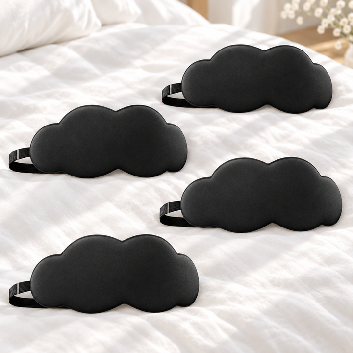 Contoured 3D Blackout Sleep Mask with Adjustable Strap