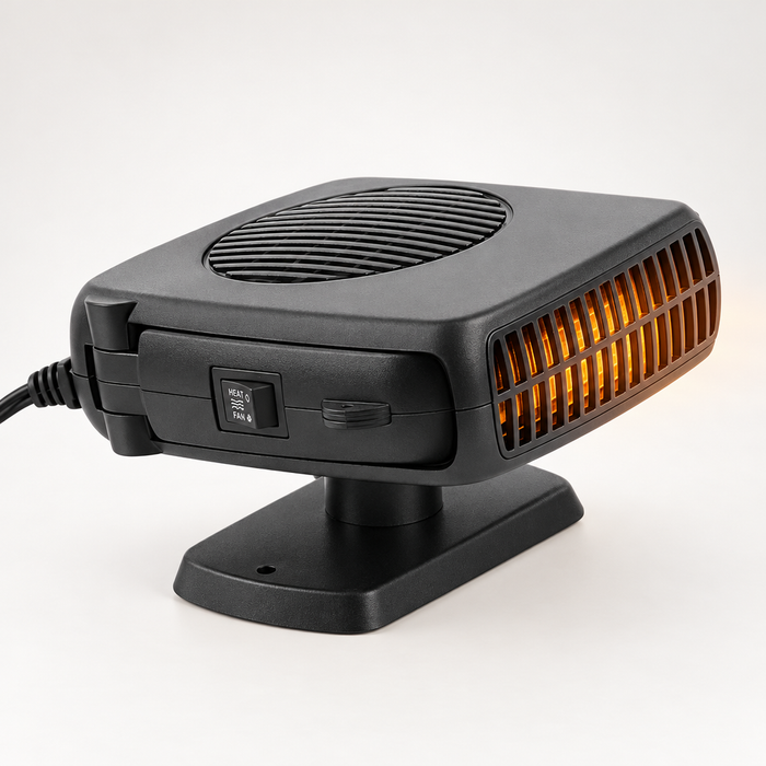 Hendrano™ 12V Ceramic Car Heater with 150W/300W and Fan Mode