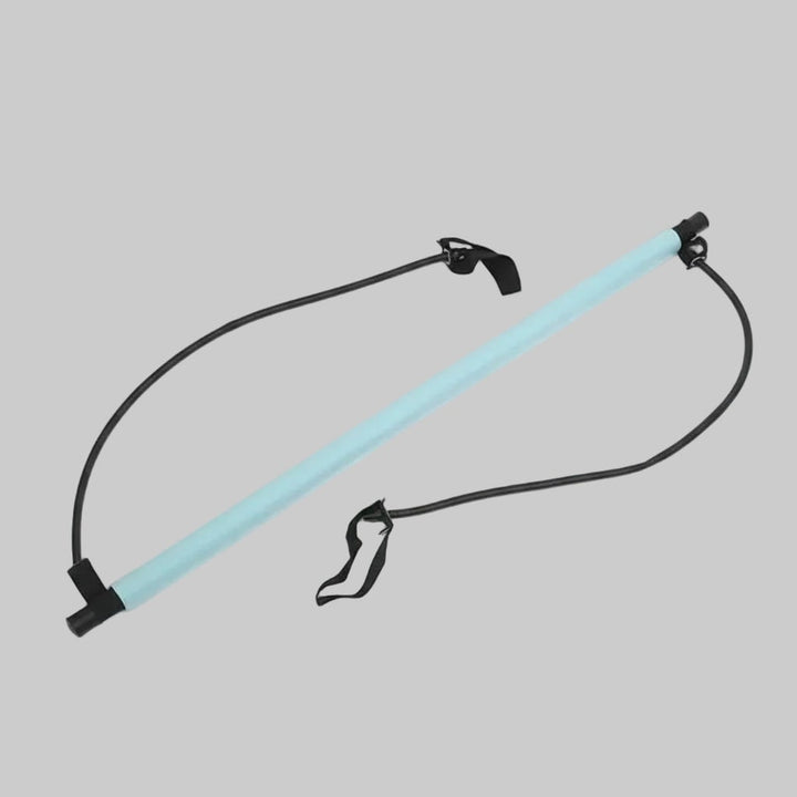 Portable Pilates Bar Kit with Resistance Bands and Foot Loops