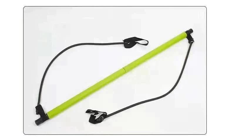 Portable Pilates Bar Kit with Resistance Bands and Foot Loops