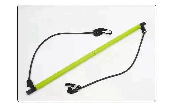 Portable Pilates Bar Kit with Resistance Bands and Foot Loops
