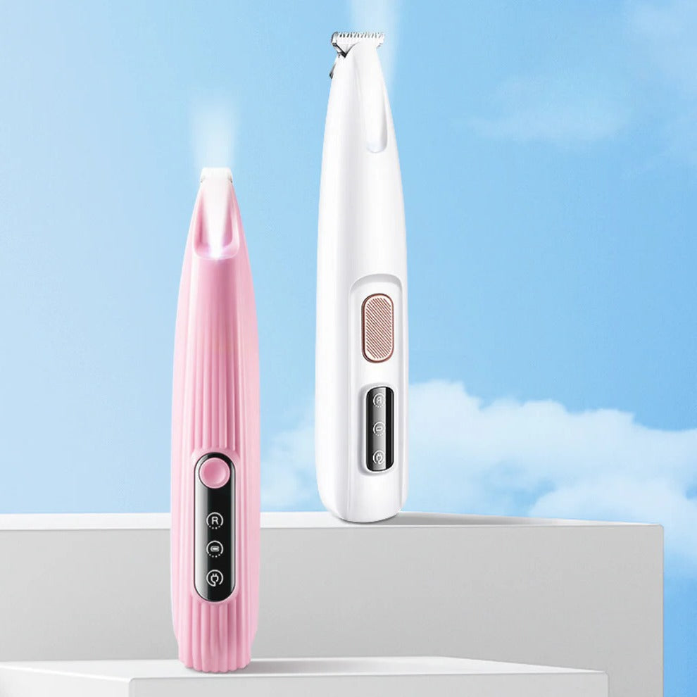 Cordless Pet Paw and Fur Trimmer with Rounded Safety Tips