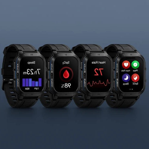 Hendrano™ Waterproof Swim Smartwatch with Built-In Fitness Tracker