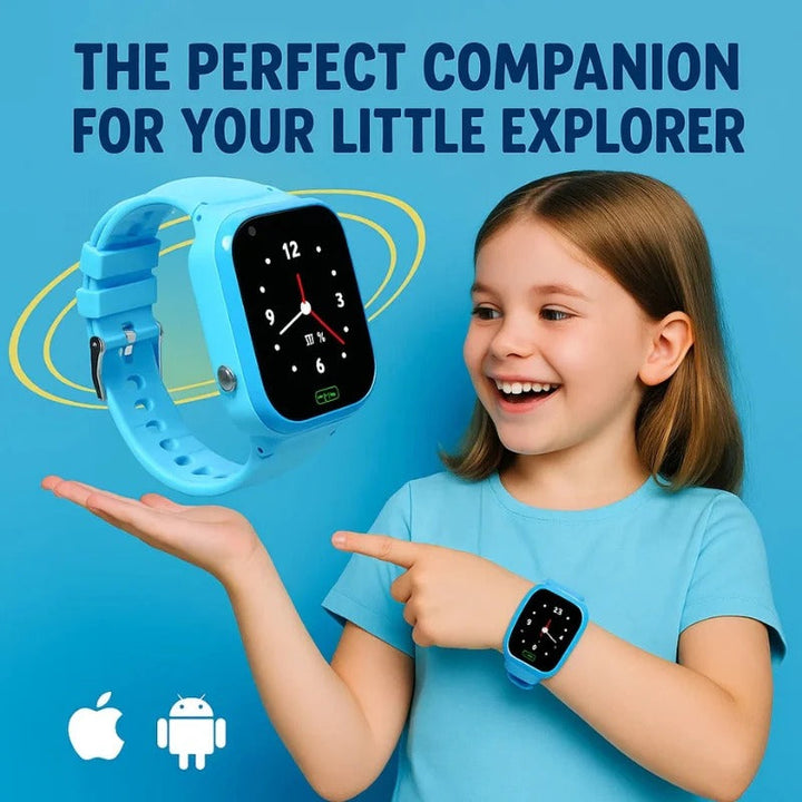 Hendrano™ Kids GPS Smart Watch with SOS Button and Two-Way Calling