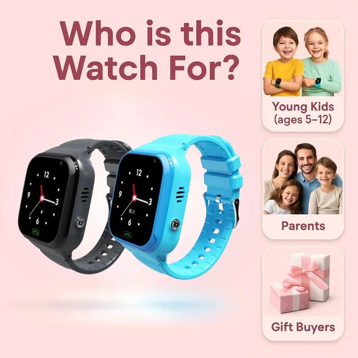 Hendrano™ Kids GPS Smart Watch with SOS Button and Two-Way Calling