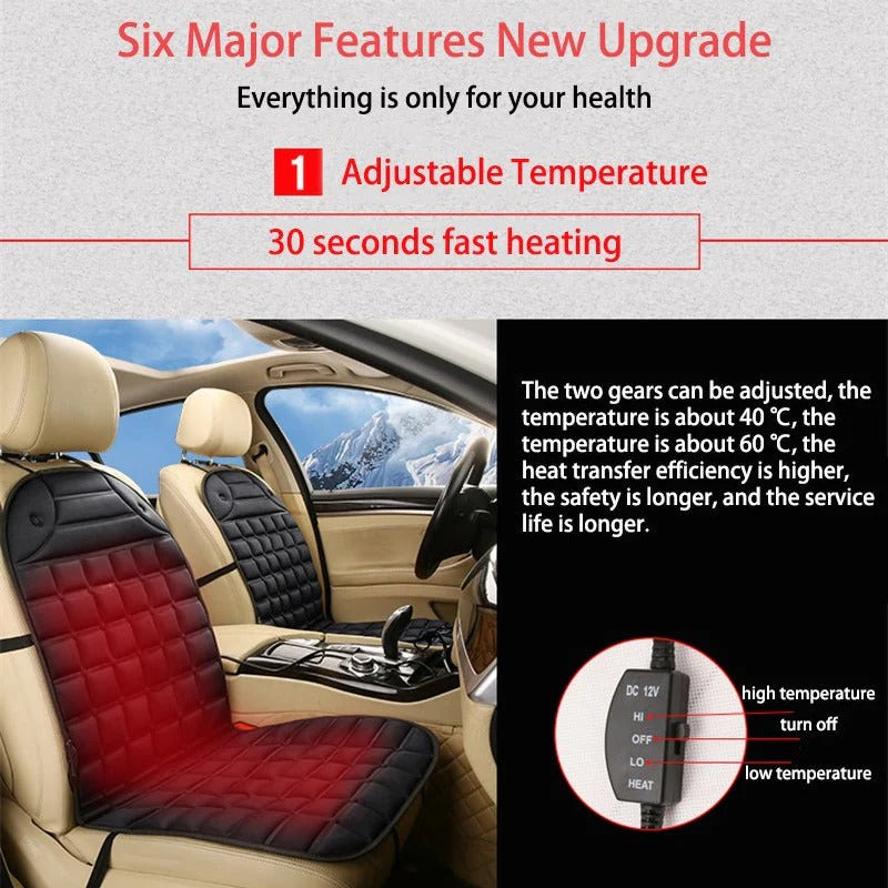 Hendrano™ Heated Car Seat Cushion with Smart Auto Shut-Off