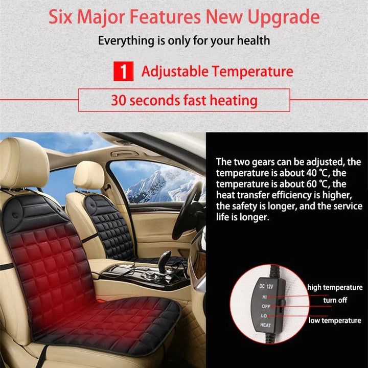 Hendrano™ Heated Car Seat Cushion with Smart Auto Shut-Off