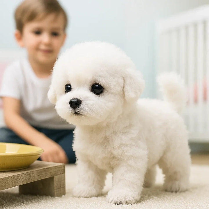 Interactive Plush Puppy Toy That Walks and Barks