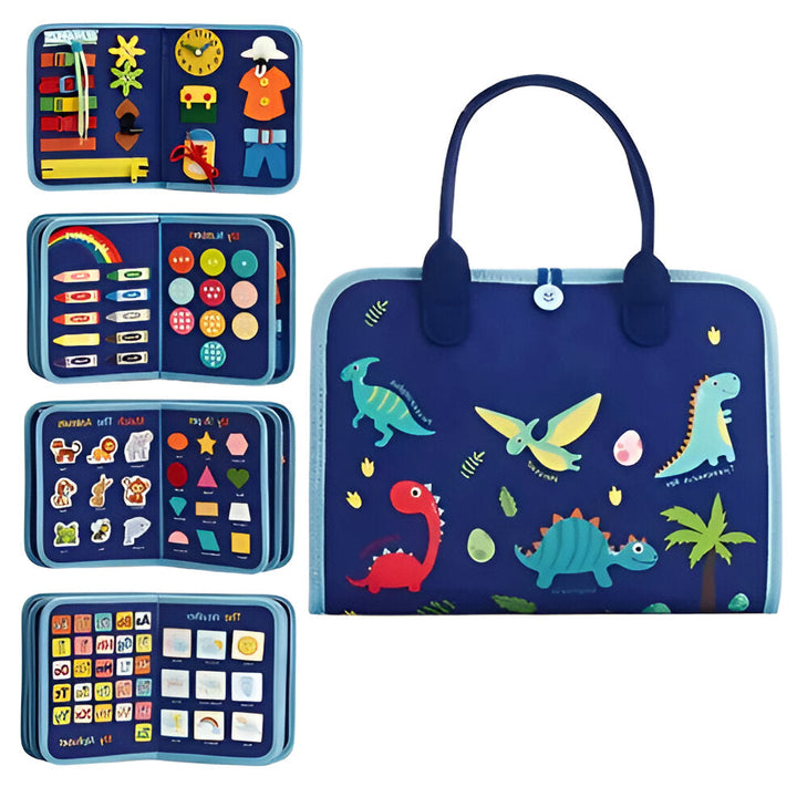 Montessori Sensory Board for Toddlers – Portable Busy Board