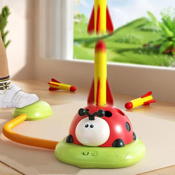 Hendrano™ 3-in-1 Active Play Set with Jump Pad, Ring Toss and Rocket