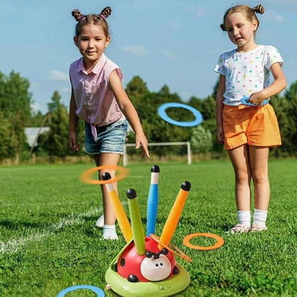 Hendrano™ 3-in-1 Active Play Set with Jump Pad, Ring Toss and Rocket