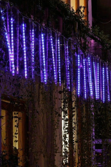 Hendrano™ LED Icicle Lights with Falling Snow Effect, 8 Tubes
