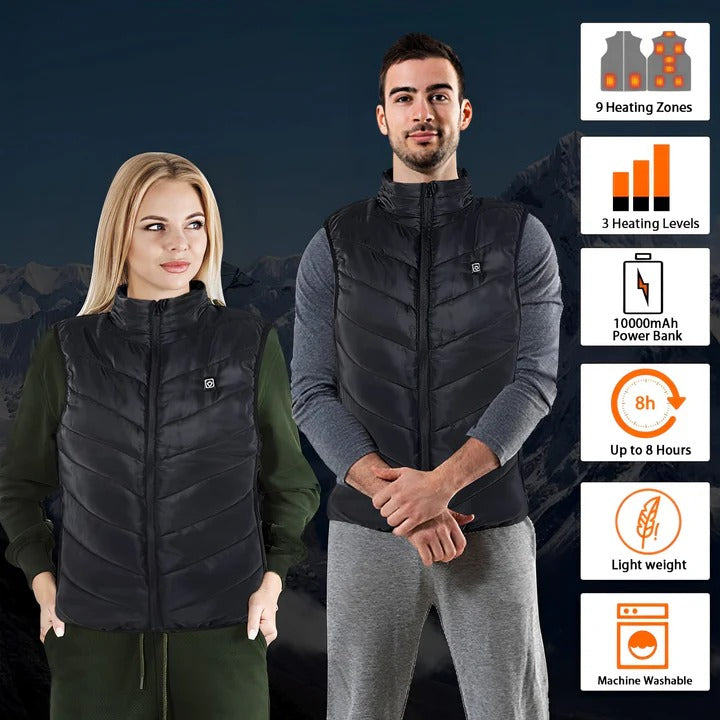 Hendrano™ Lightweight Heated Puffer Vest with 10,000mAh Battery Pack