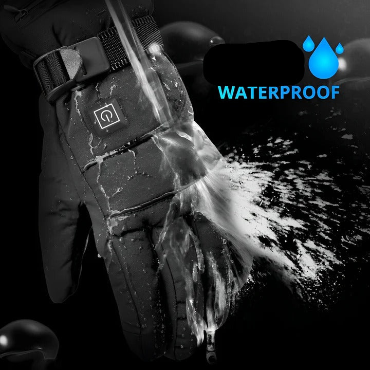 Hendrano™ Rechargeable Heated Gloves for Skiing with 3 Heat Levels