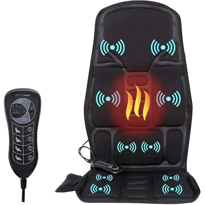 Hendrano™ Shiatsu Full Back Massage Cushion with Heat &amp; Neck Support