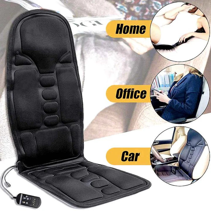 Hendrano™ Shiatsu Full Back Massage Cushion with Heat &amp; Neck Support