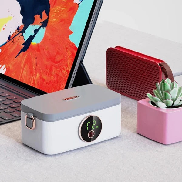 Rechargeable Heated Lunch Box with 5 Heat Settings