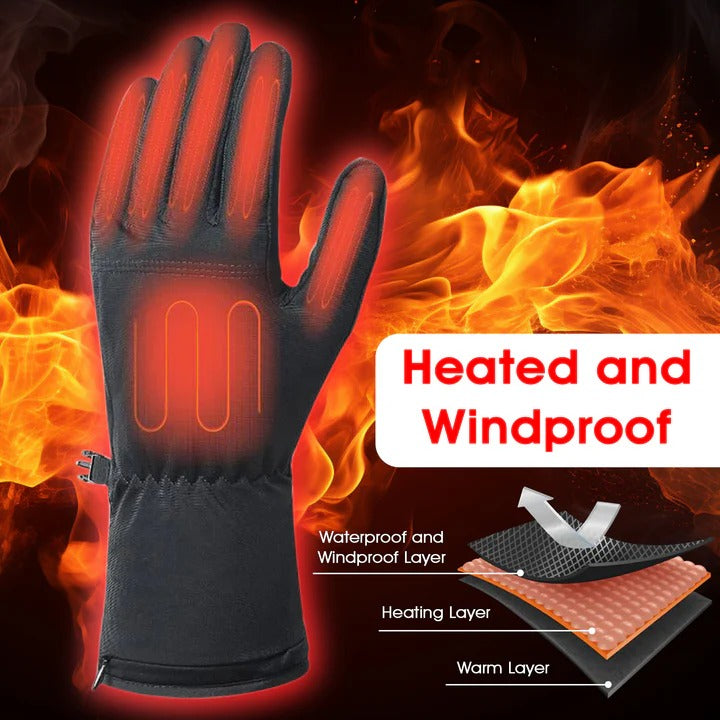 Hendrano™ Ultra-Thin Heated Glove Liners with Touchscreen Fingertips