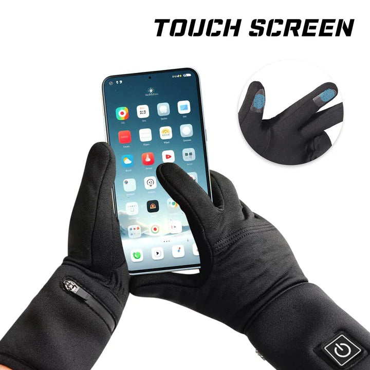 Hendrano™ Ultra-Thin Heated Glove Liners with Touchscreen Fingertips