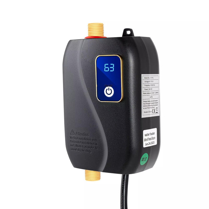 Hendrano™ Electric Tankless Water Heater with LED Display and Sensors