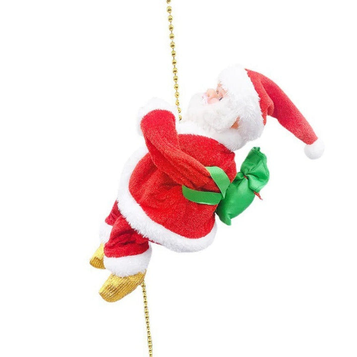 Hendrano™ Climbing Santa Christmas Decoration With Lights and Music