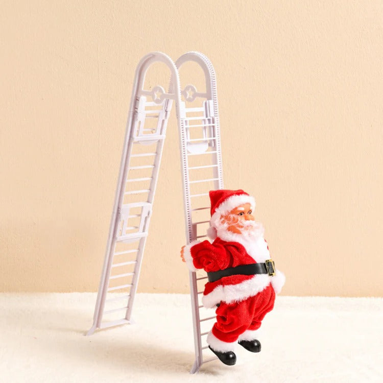 Hendrano™ Climbing Santa Christmas Decoration With Lights and Music