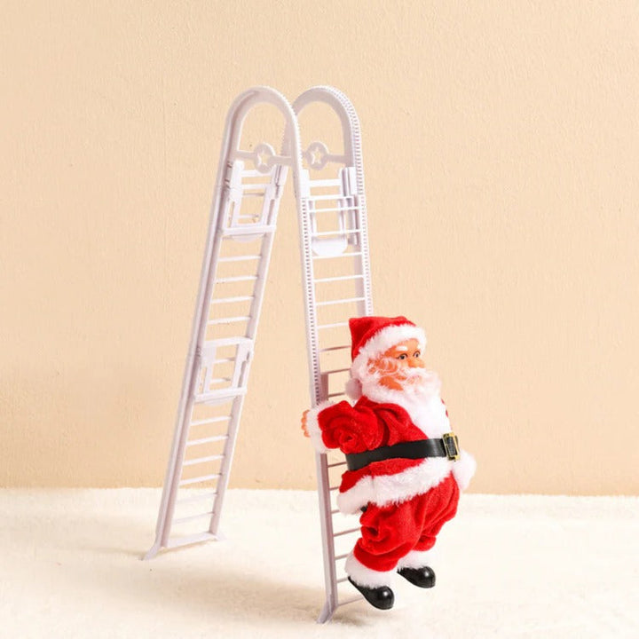 Hendrano™ Climbing Santa Christmas Decoration With Lights and Music
