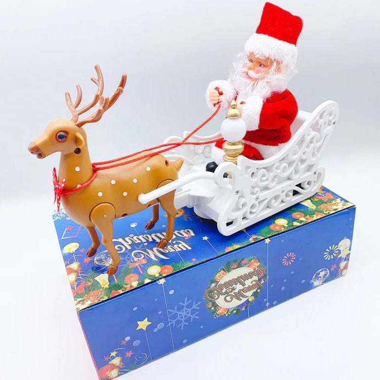 Hendrano™ Climbing Santa Christmas Decoration With Lights and Music