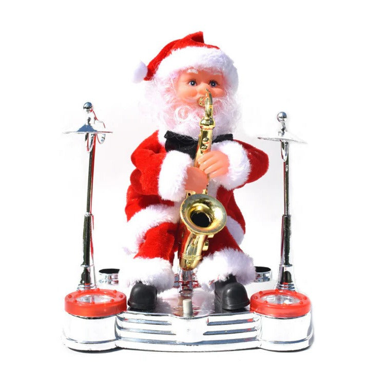 Hendrano™ Climbing Santa Christmas Decoration With Lights and Music