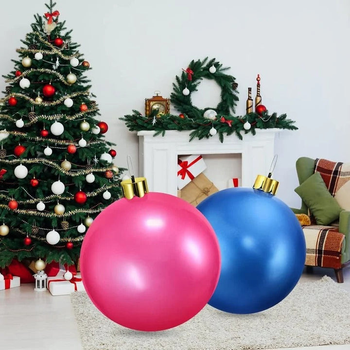 Hendrano™ Giant Inflatable Christmas Ball Ornament for Yard and Indoors