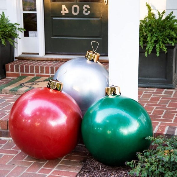 Hendrano™ Giant Inflatable Christmas Ball Ornament for Yard and Indoors