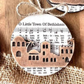 Hendrano™ Nativity Carol Music Sheet Ornaments with Layered Cut-Out Design