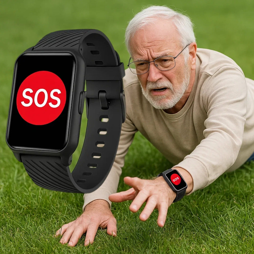 Hendrano™ Fall Detection Smartwatch for Seniors with GPS and SOS Calling