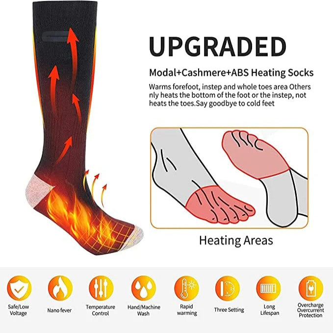 Hendrano™ Rechargeable Electric Heated Socks with 3 Heat Settings