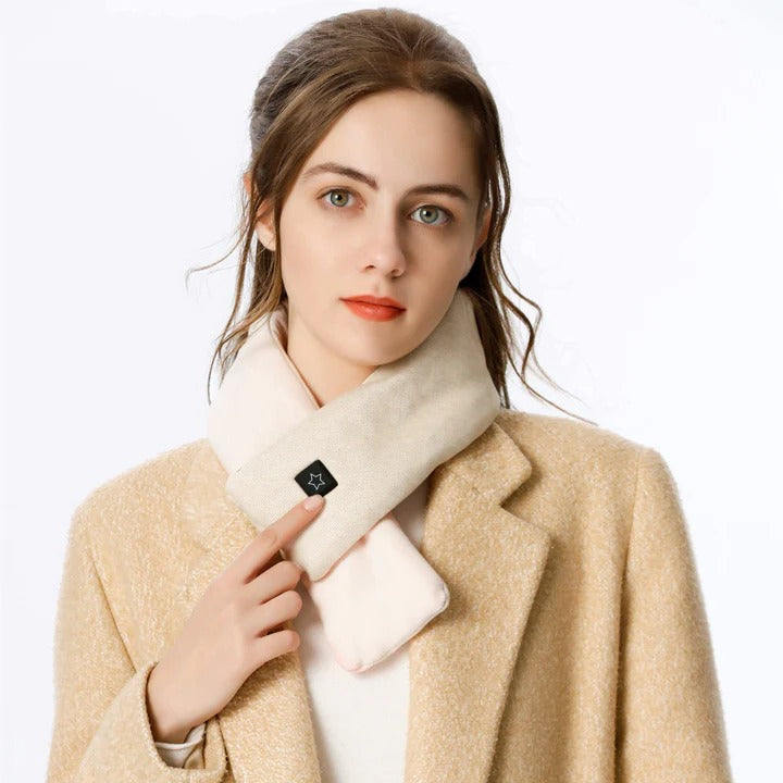 Hendrano™ Heated Neck Scarf with 3 Heat Settings and USB Power
