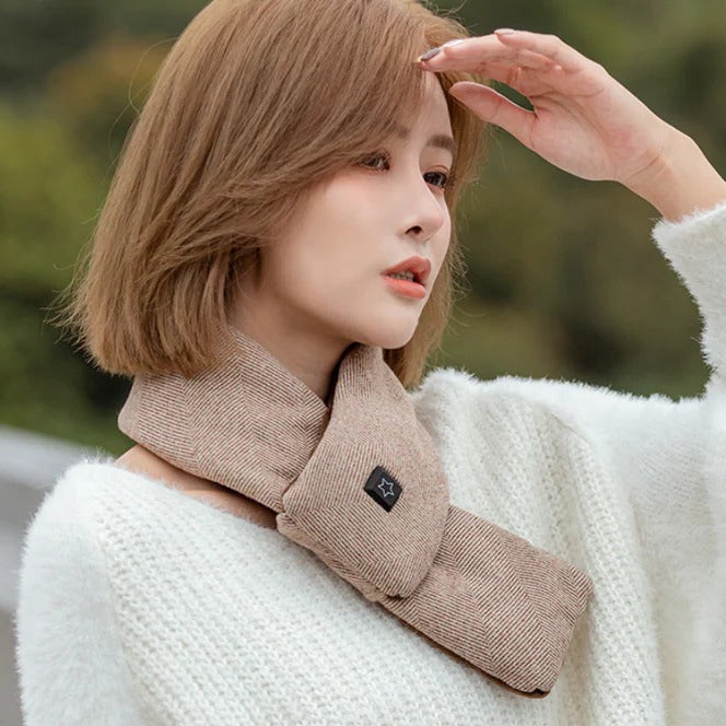 Hendrano™ Heated Neck Scarf with 3 Heat Settings and USB Power