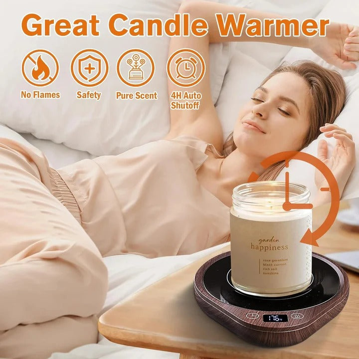Hendrano™ Mug Warmer and Cup Set with 3 Heat Settings