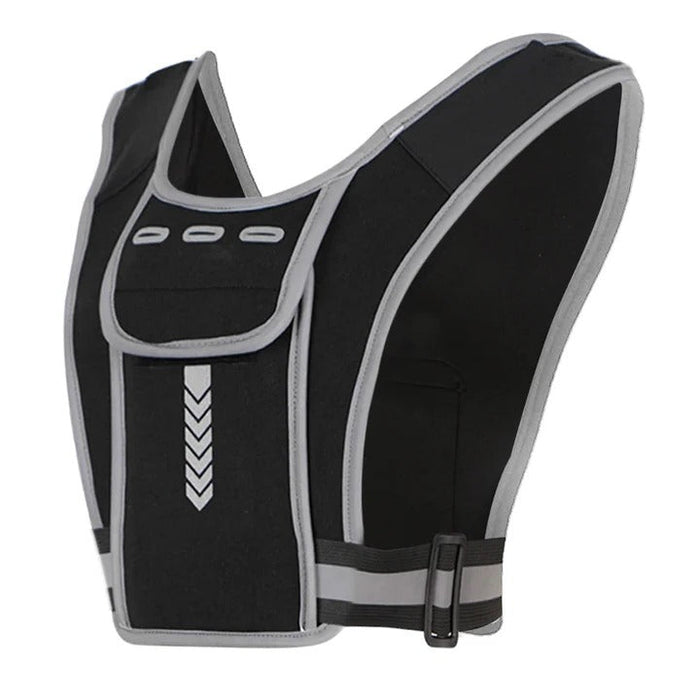 Hendrano™ Reflective Running Vest with Phone Chest Pocket