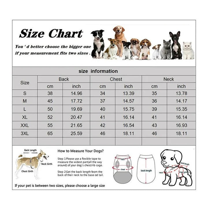 Hendrano™ Windproof Waterproof Dog Coat with Warm Lining and Reflectors
